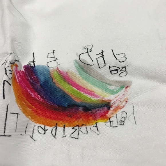 Hilda Skirt Girl 2Y White Pull On Henri Harper Poem Rainbow Modern Preppy Boho - Picture 9 of 11